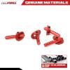 RCAWD Aluminum Alloy Body Post Set for 1-10 Arrma 3s Blx&Mega550 Granite 1-7 1-8 Blx Cars(Red) view 3