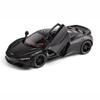 Alloy Collectible Black McLaren 720s Toy Vehicle Pull Back DieCast Car Model with Lights and Sound view 1