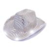 YADIRF Led Hat Cowboy Sequin Party Cap Flashing Light Up Dance Party Cowboy For Halloween Costume Cosplay Holiday (Silver) view 1