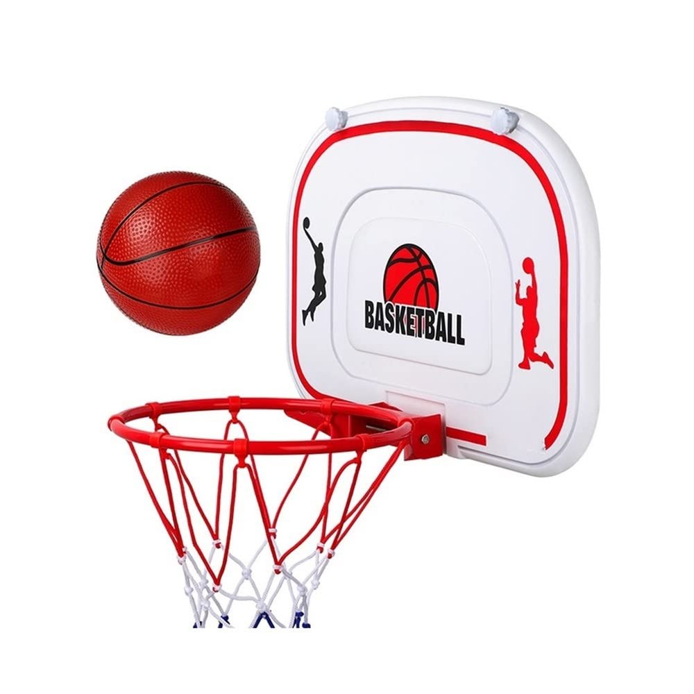 Wall-mountedBasketball+Rim Basketball Hoop with A Ball and Air Pump, Mini Basketball Rim for Kids Activity Toy, Suitable for Boys and Girls As Gifts Suitable for Indoor and Outdoor backboards