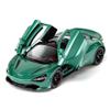 Alloy Collectible Green McLaren 720s Toy Car Model Pull Back DieCast Vehicle with Lights and Sound view 1