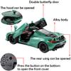 Alloy Collectible Green McLaren 720s Toy Car Model Pull Back DieCast Vehicle with Lights and Sound view 2