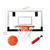 BDPP Wall-mountedBasketball+Rim Kid Toy Basketball-Kid Toy Basketball Hoop Set-Mini Basketball Rim Indoor Wall-Mounted (Suitable for Children Aged 3-12) Suitable for Indoor and Outdoor backboards view 2