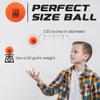 Winnwell Sports Street Hockey Balls - Indoor & Outdoor Balls with Storage Bag - Hockey Gear Ideal for Field, Road, Or Street Hockey Games  65mm & 50 Gram Weight view 4