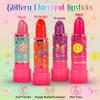 Hot Focus Toddler Makeup Kit - Girls Makeup Set with Mood Change Lipsticks & Colorful Eyeshadow Palette - Kid-Friendly, Washable Pretend Play Set (Applicator Included) view 2