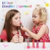 Hot Focus Toddler Makeup Kit - Girls Makeup Set with Mood Change Lipsticks & Colorful Eyeshadow Palette - Kid-Friendly, Washable Pretend Play Set (Applicator Included) view 4