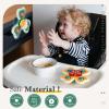 ALASOU 3PCS Suction Cup Spinner Toys for 1 Year Old Boy Girl|Spinning Top 12 18 Months|1 2 Year Old Boy Birthday Gift|Baby Bath Toy for Kids Ages 1-3|Sensory Airplane Travel Toy for Infant Toddlers view 3