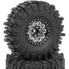 HOBBYSOUL 1.9 Beadlock Wheels and Tires Set 120mm Soft Sticky Mud slingers 1.9 Tires Wheels Black Rims for 1/10 rc Crawler Traxxas TRX4 Axial SCX10, (4 Pack) view 4