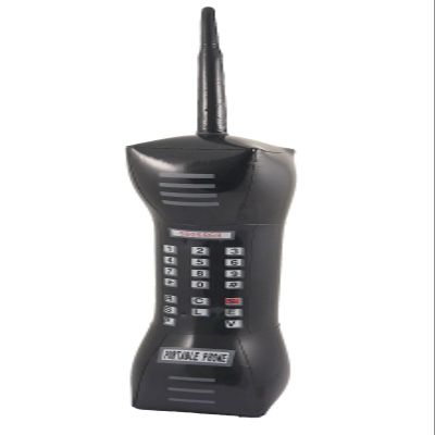 Hina Fashion 76cm Inflatable Retro Mobile Phone Black Kids Blow Up Mobile Phone Toys Accessory
