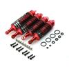4pcs Full Alloy Front Rear Shocks Absorber Damper 90mm 100mm Hole to Hole for RC LOSI 1/10 Lasernut U4 Tenacity DB Pro TT Pro 4WD SCT Upgrade Parts (Red) view 2