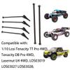 6pcs Harden Steel #45 Front Rear CVD Drive Shaft Set and Center Dogbone Set for Losi 1/10 Lasernut U4 Tenacity, Replace LOS232032, LOS232054(LOS232033 LOS232034) view 2