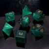 Haxtec Gemstone DND Dice Set Emerald Green Cat Eye Stone Dice with Dice Case Compatible with Dungeons and Dragons Role Playing Games DNDGift view 4