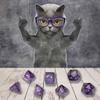 Cats Dice Set: Purrito view 2