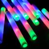 SUIGREOY Glow Sticks Bulk,200 Pcs LED Foam Sticks Glow In The Dark Party Supplies with 3 Modes Colorful Flashing for Birthday Wedding Party Halloween Christmas view 1