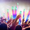 SUIGREOY Glow Sticks Bulk,200 Pcs LED Foam Sticks Glow In The Dark Party Supplies with 3 Modes Colorful Flashing for Birthday Wedding Party Halloween Christmas view 2