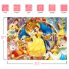Princess Backdrop,7x5 FT Princess Banner Princess Background Cartoon Princess Theme Birthday Party Backdrop Supplies & Decor for Girls view 2