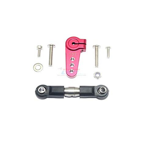 Replacement Part For ALUMINUM SERVO WITH STAINLESS STEEL ADJUSTABLE TIE ROD FOR 1/6 SUPER REY - (Color: Orange)