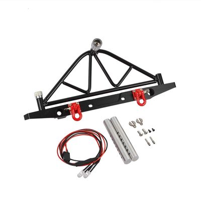 Replacement Part For RC 1/10 Rear Bumper With Spare Tire Rack Carrier Taillights Upgrade Parts For Redcat GEN8 - (Color: Spare Tire Carrier)