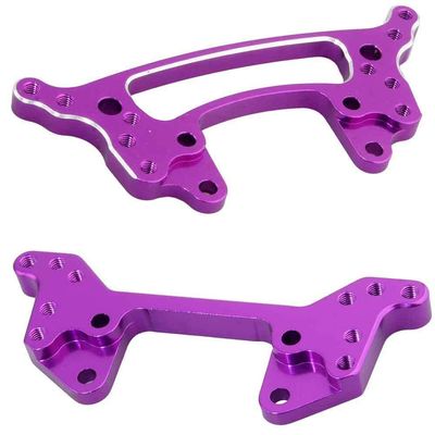 Replacement Part For RC 102022 102023 (02035+02042) Aluminum Front & Rear Shock Tower For 1:10 On-Road Car - (Color: Purple)