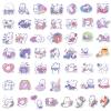 50Pieces Kawaii Rabbit Stickers for Kids Cute Waterproof Vinyl Stickers for Laptops Skateboard Computer Bicycle Car Water Bottles DIY Decals view 2