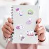 50Pieces Kawaii Rabbit Stickers for Kids Cute Waterproof Vinyl Stickers for Laptops Skateboard Computer Bicycle Car Water Bottles DIY Decals view 3