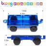 Bmag 2PCS Magnetic Car Set,Construction Vehicle Building Tiles,Magnet Toys Compatible with Magnetic Tiles,STEM Educational Toys for Boys and Girls view 2