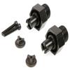 Replacement Part For Front Wheel Coupler Three-grab Anti-drop Structure Hard Anodized 95143 - (Color: Black) view 1