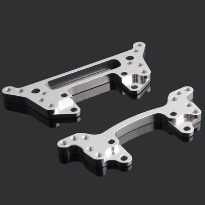 Replacement Part For RC 102022 102023 (02035+02042) Aluminum Front & Rear Shock Tower For 1:10 On-Road Car - (Color: Silver)