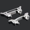 Replacement Part For RC 102022 102023 (02035+02042) Aluminum Front & Rear Shock Tower For 1:10 On-Road Car - (Color: Silver) view 1