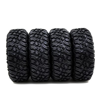 Replacement Part For 4PCS 120MM 1.9" Rubber Rocks Tyres/Wheel Tires For 1:10 RC Rock Crawler SCX10 Canyon Trail 105Rims TRX6#8174 - (Color: 4pcs)