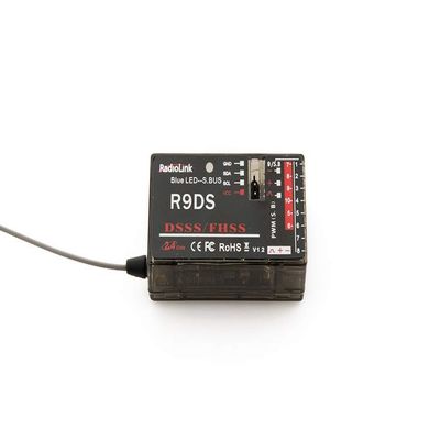 RC R9DS 2.4G 9CH DSSS & FHSS Receiver For AT9 AT10 Transmitter RC Multirotor Support For S-BUS
