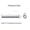 2pcs Aluminum Female Thread Fasteners,for Quadcopter Or RC Model Etc.M5x100mmx10mm view 2