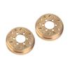 Replacement Part For Metal Brass Brake Disc Weights 1.9 2.2inch Wheel Part 2PCS For SCX10 90046 D90 view 3