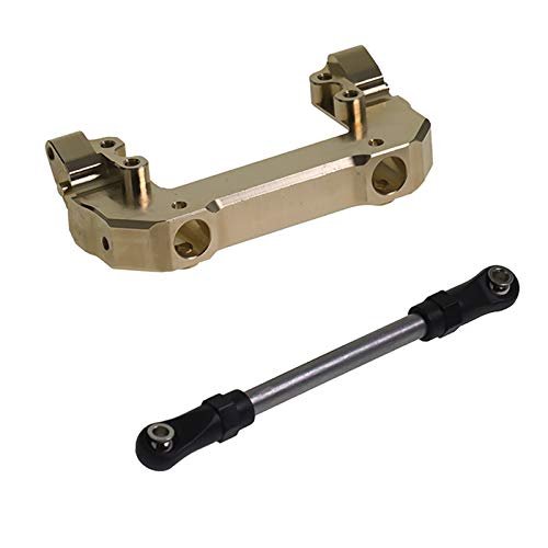 Replacement Part For Brass Front Bumper Servo Mount Bracket Upgrades Parts Accessories For RC Crawler SCX10 III AXI03007 - (Color: Yellow)