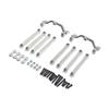 Replacement Part For 8pcs RC Pull Rod And Pull Rod Seat For MN90 MN99S Model Buggy Car DIY Accs - (Color: Silver) view 1