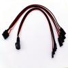 Replacement Part For MPX8 Pin Multi Servo Wire Extension 2 3 4 Wires Version Aileron Flap Gear Brake Assembly 60AWG For Turbine - (Color: 3 Wires) view 3