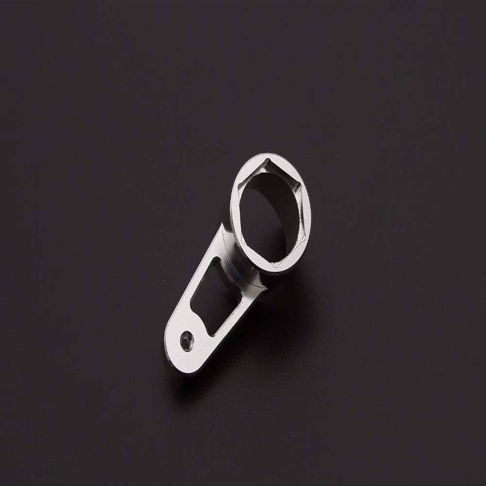Replacement Part For CNC Metal Steering Servo Arm Right 1 For 1/5 5ive-t Lt Rc Car Parts - (Color: Silver)