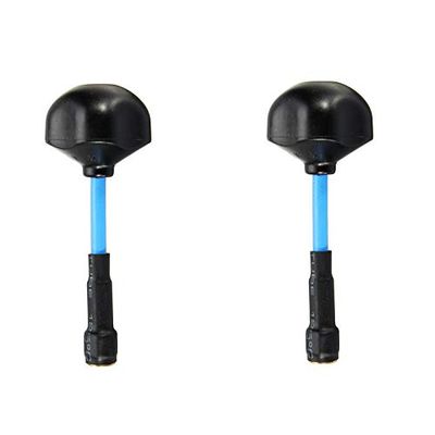 Replacement Part For 2PCS Turbowing 5.8G 8dBi RHCP Mushroom FPV Antenna RX/TX RP-SMA SMA Male Black For FPV Racing Drone DIY Parts - (Color: 2PCS SMA)