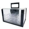 Yuanhe Deluxe Acrylic Poker Chip Case Poker Chip Carrier(600 Chips Capacity)-With 6 Chip Racks/Chip Trays view 1