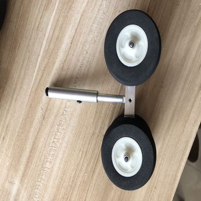 Replacement Part For RC Airliner Landing Gear 4 Wheels 6 Wheels Plane Model Part DIY Height - (Color: 113mm 4 Wheels)