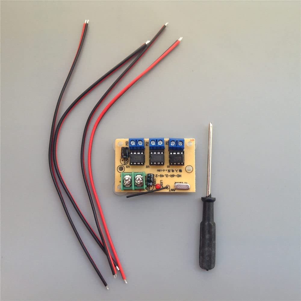 Replacement Part For 2.4G System 6V-15V 6 Channels Transmitter/te Controller Receiver Set 5A For DIY RC Car/boat Model - (Color: 1xreceiver)