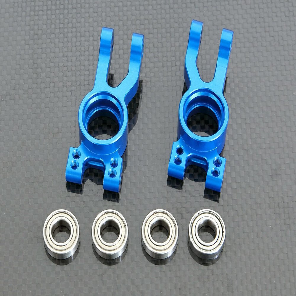 GTBRacing CNC Aluminum Rear Wheel Upper C Hub Seat for kyosho Inferno MP7.5 777 GT GT2 ST ST-RR NEO (Blue)
