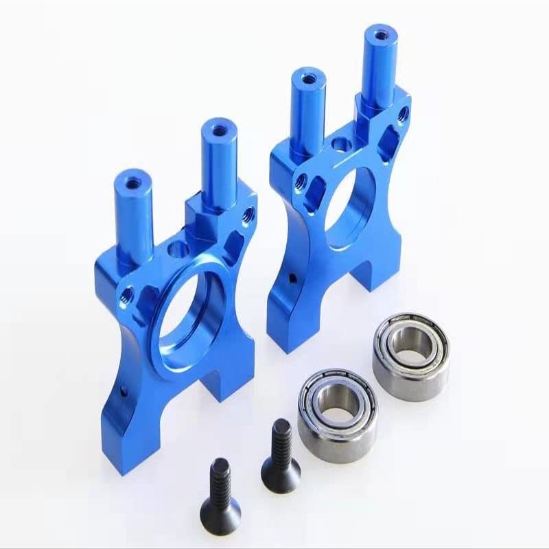 GTBRacing CNC Aluminum Center Diff Gearbox Differential Mount for Kyosho Inferno MP7.5 MP777 Sport 2 NEO Upgrade Part (Blue)