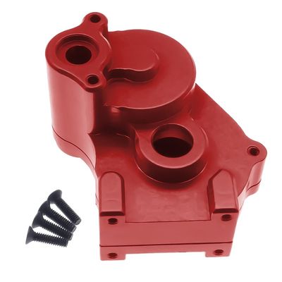 Replacement Part For Alloy Center Gear Box Housing Shell Only For ECX 1-12 Barrage 1-18 Temper 1-10 RGT 136100 And FTX Upgraded Parts - (Color: Red)