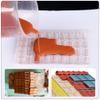 EXCEART Mini Brick Mold - 1 12 Scale Silicone DIY Mold for Dollhouse Sand Table and Miniature Landscaping view 2