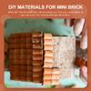 EXCEART Mini Brick Mold - 1 12 Scale Silicone DIY Mold for Dollhouse Sand Table and Miniature Landscaping view 4