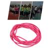 NUOBESTY Boy Girl Jump Rope Toys Elastic for Outdoor Fun for School Playground Activities Soft and Comfortable Design for Boys and Girls and White view 1