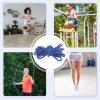 NUOBESTY Boy Girl Jump Rope Elastic Band Toys for and White for School and Playground Activities Exercise for Boy Girl view 2