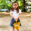 BLUE GINKGO Silicone Beach Toys - Modern Baby Travel Friendly Beach Set | Bucket, Shovel, 4 Sand Molds, Bag | Sand Toys for Toddlers, Kids - 7pc (Beige) view 2