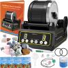 KoolStone C1 Rock Tumbler Kit - Professional Large 2.5LB Capacity, Up to 5X More Noise Cancelling, Adjustable Timer & Speed with Full Accessories & Memory Function view 1